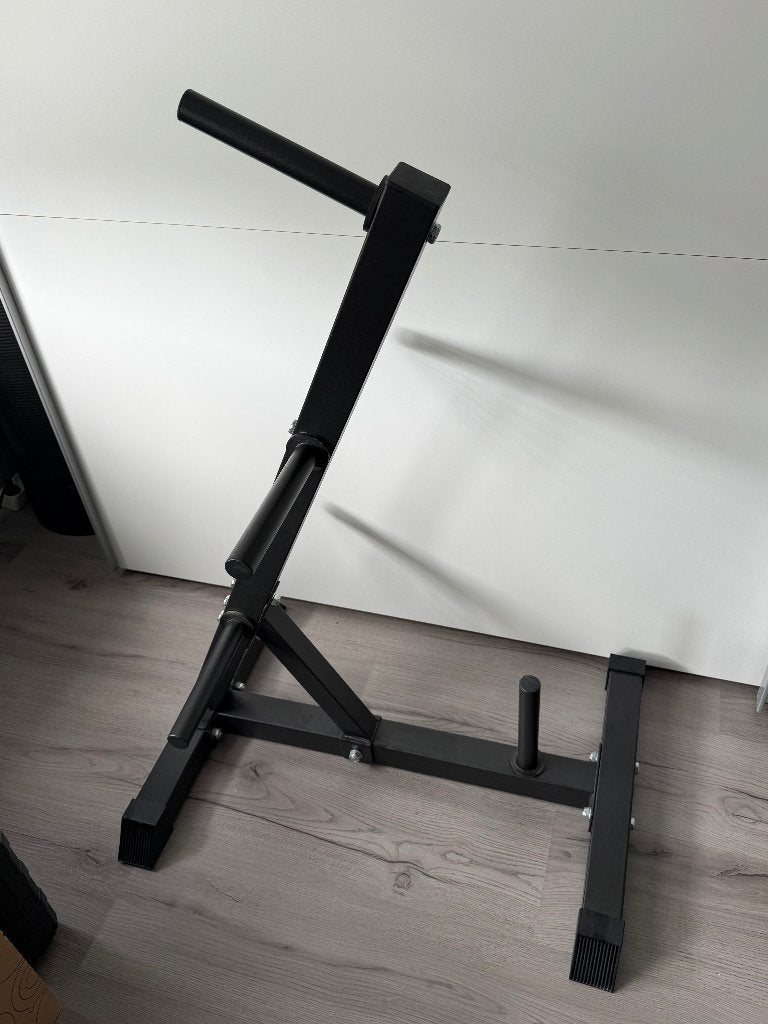 Gorilla Sports schijvenstandaard | Schuin | Zwart | 30/31 MM, Ophalen, Zo goed als nieuw, Overige typen