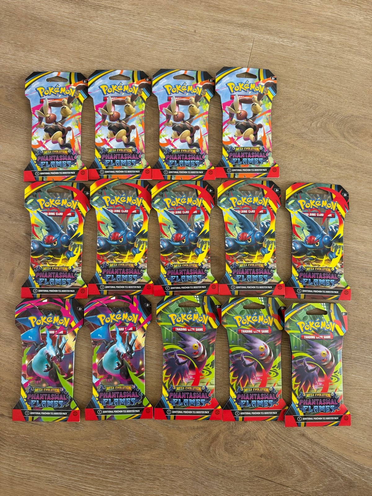 Pokémon Phantasmal flames sleeved Booster Packs (24 stuks), Ophalen of Verzenden, Nieuw, Booster