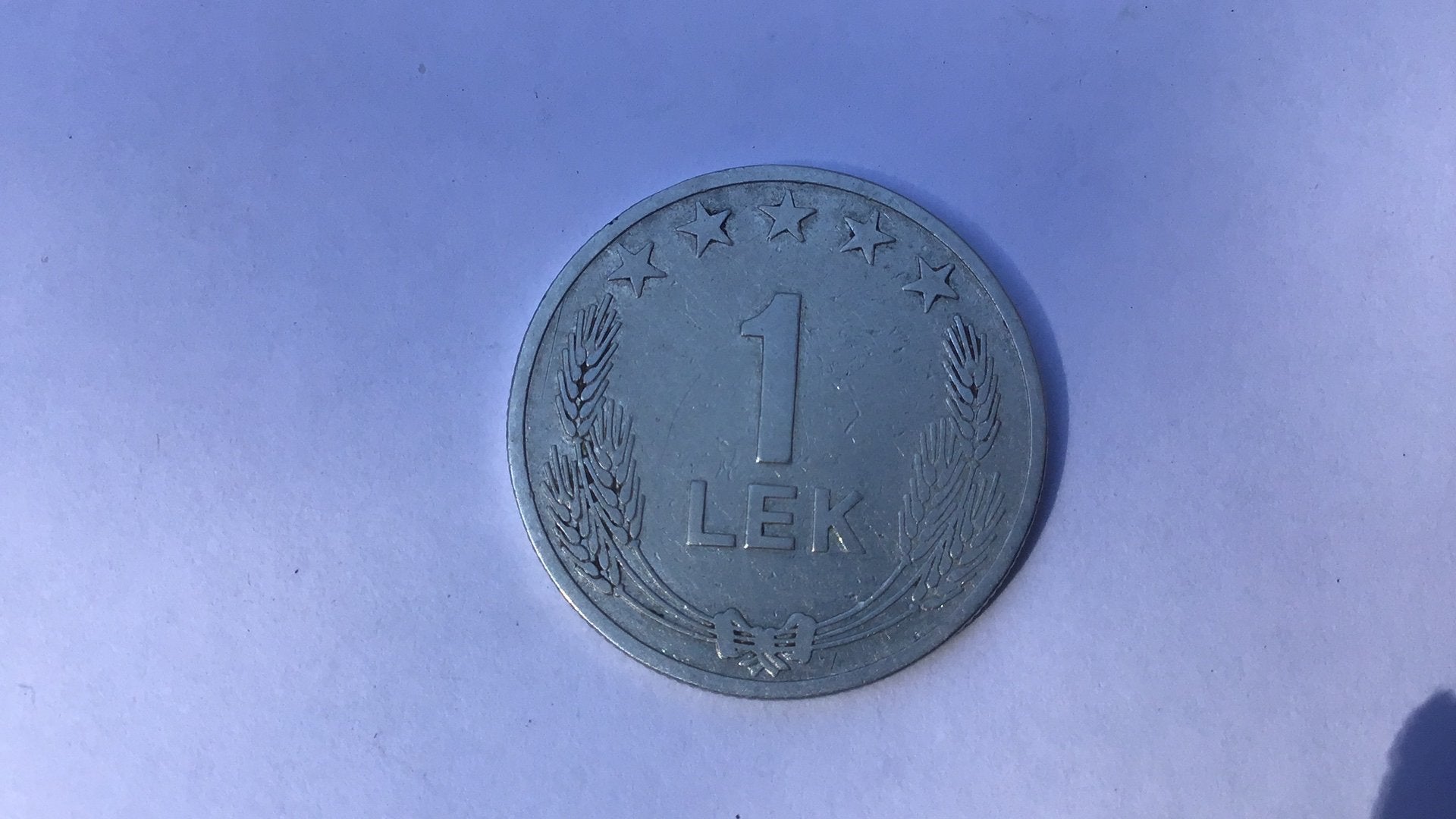 Albanie 1 lek 1964., Ophalen of Verzenden