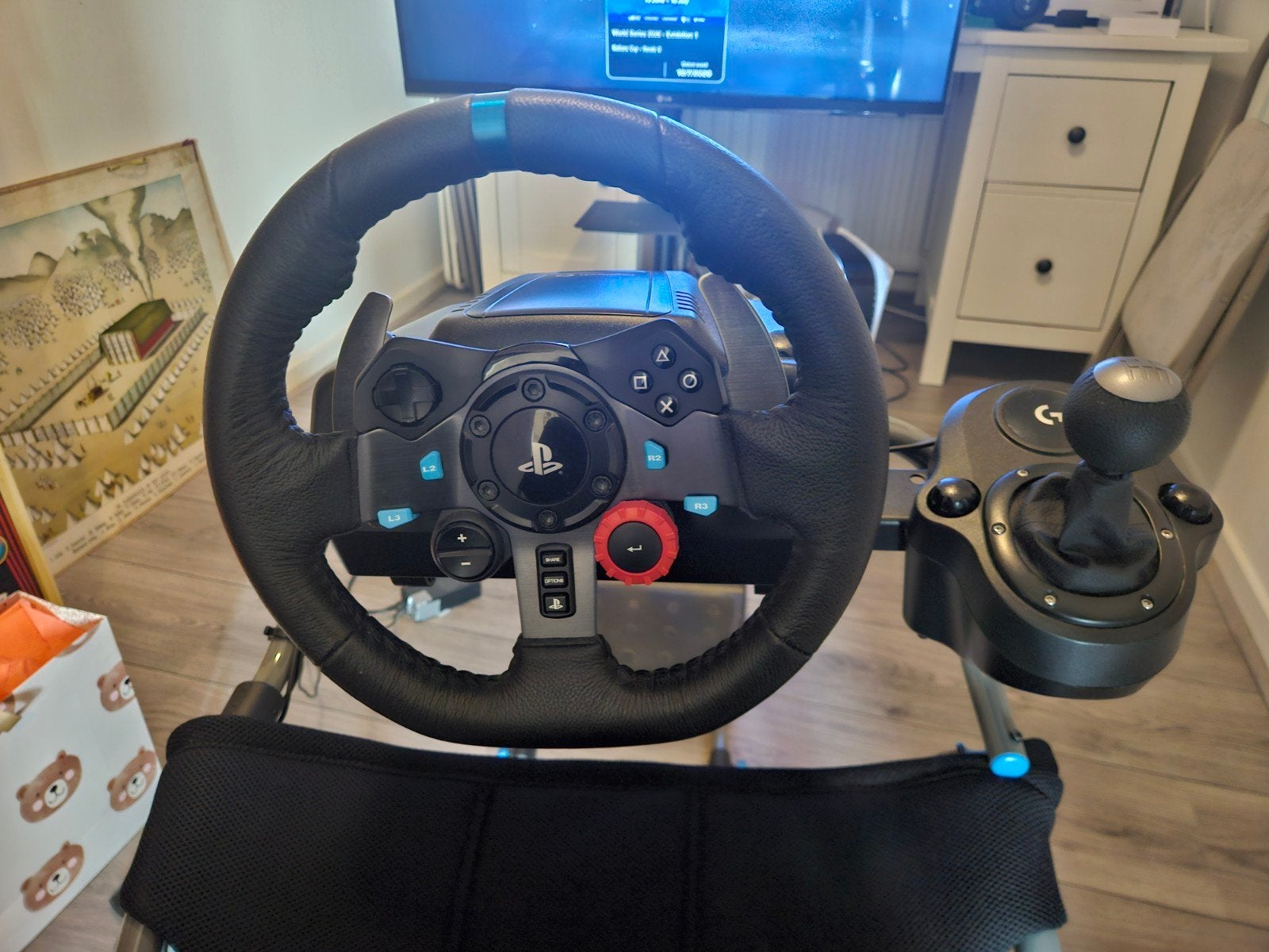 Logitech G29 racestuur + shifter voor PS5/PS4/PC, Ophalen, Gebruikt, Racen en Vliegen