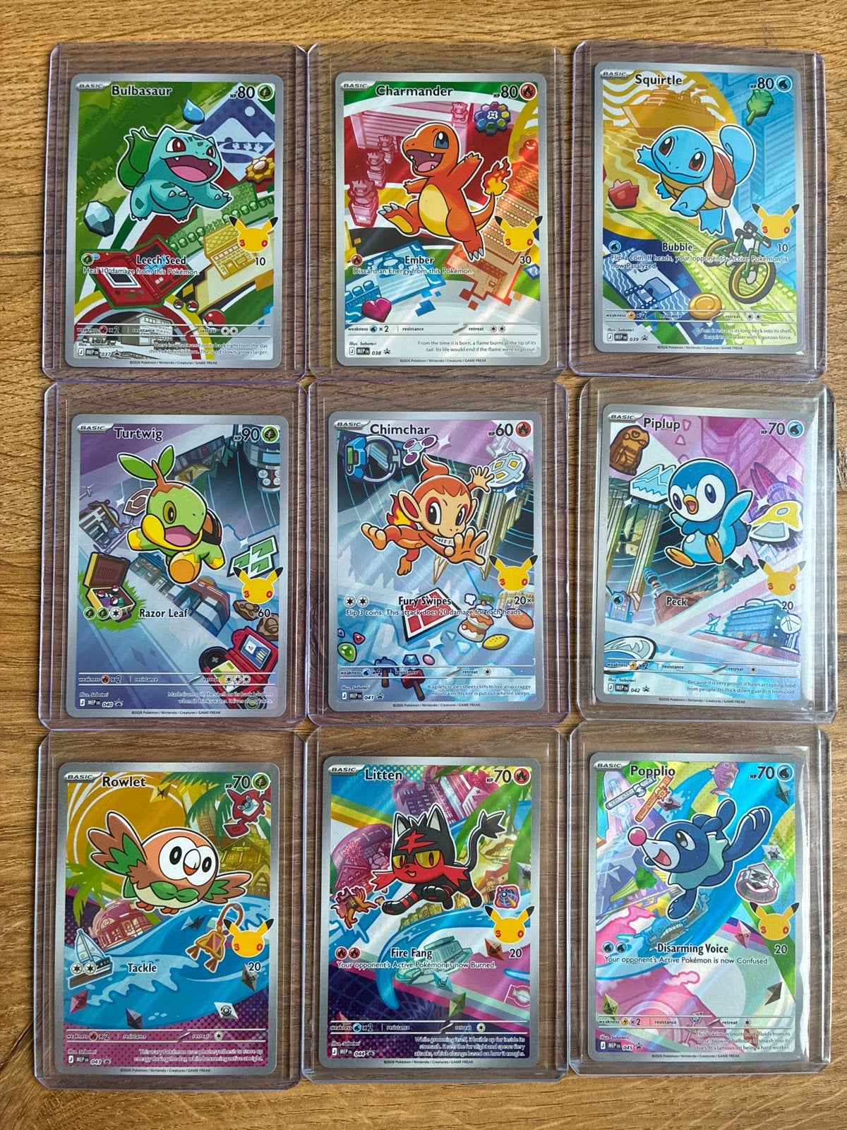 Pokemon First Partner Serie 1 Kaarten (9 stuks), Ophalen, Nieuw, Meerdere kaarten, Foil