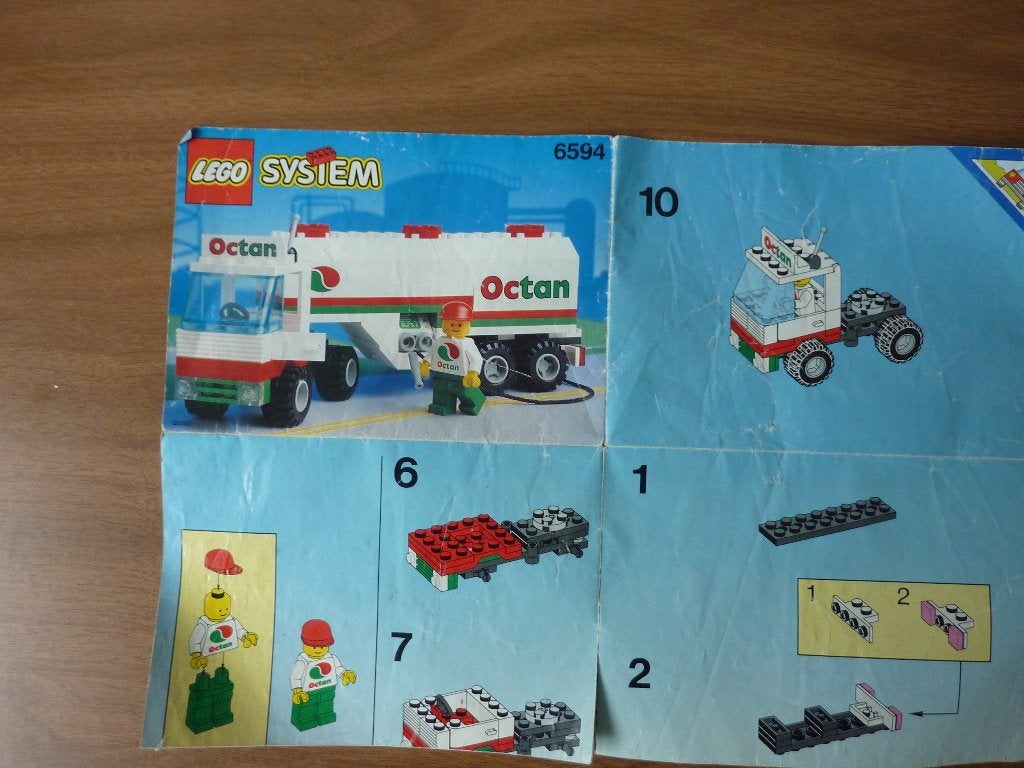 Lego System 6594 tankwagen, Gebruikt, Overige thema's, Lego, Ophalen of Verzenden