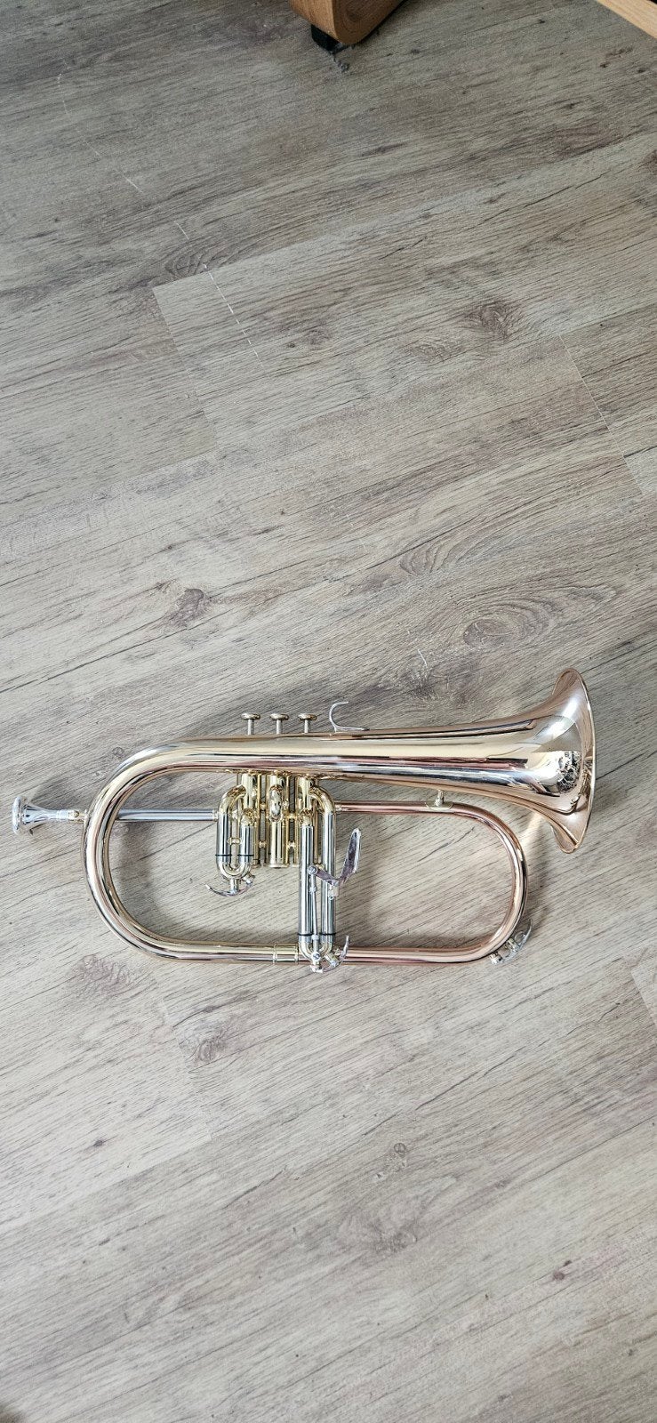Zo goed als nieuwe bugel met koffer, Muziek en Instrumenten, Ophalen of Verzenden, Zo goed als nieuw, Overige typen, Met koffer