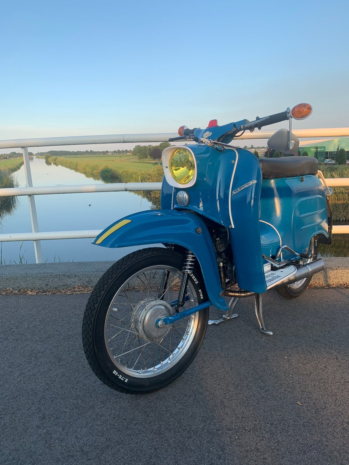 Mooi plaatwerk simson kr51/1 1972, Fietsen en Brommers, Ophalen, Gebruikt, Overige merken