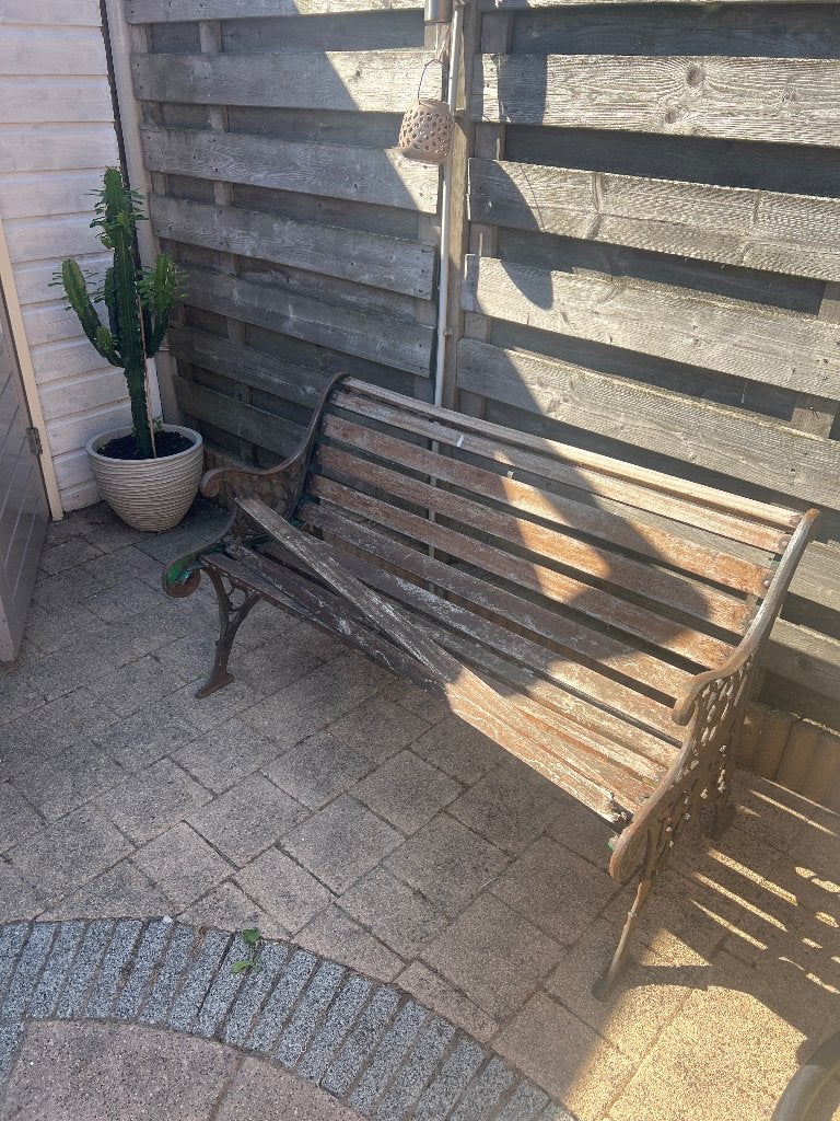 Tuin bankje, Ophalen, Gebruikt, Hout