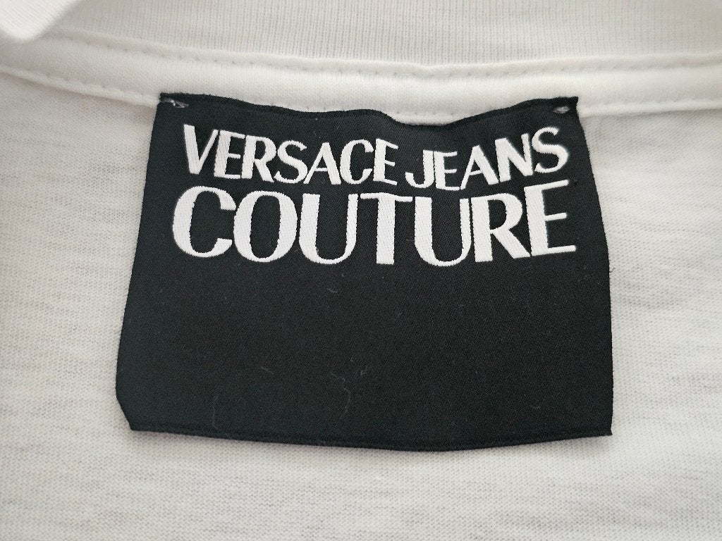 Versace Jeans Couture T-Shirt maat L (Valt als M), Zo goed als nieuw, Versace Jeans Couture, Meerkleurig, Verzenden