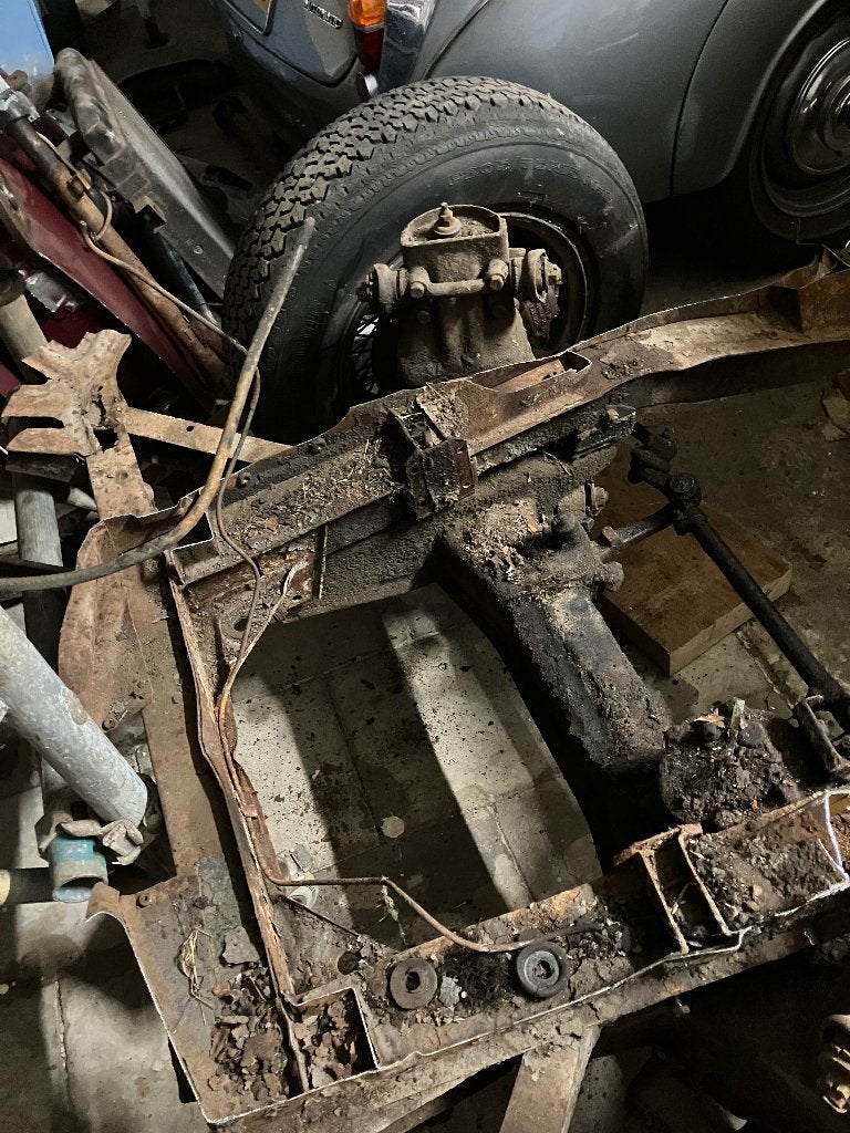 Vooras jaguar MK 1, Ophalen, Gebruikt