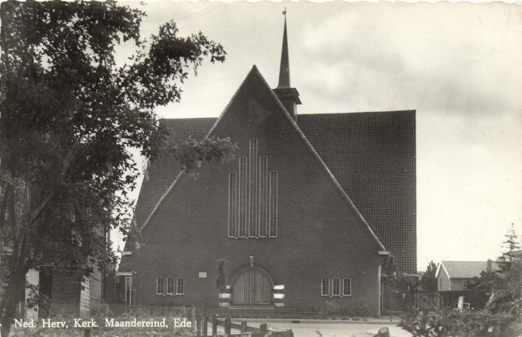 Ned. Herv. Kerk. Maandereind, Ede - 1962 gelopen, Ophalen of Verzenden, 1960 tot 1980, Gelopen, Gelderland