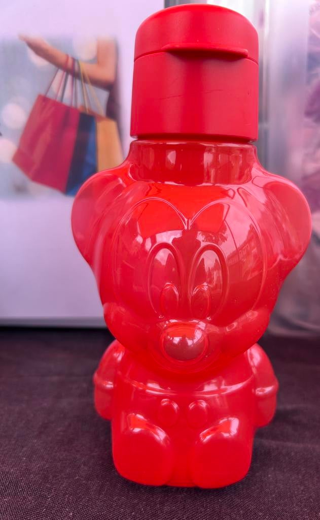 Tupperware Mickey kinderfles, Huis en Inrichting, Keuken | Tupperware, Ophalen of Verzenden, Nieuw, Rood, Overige typen