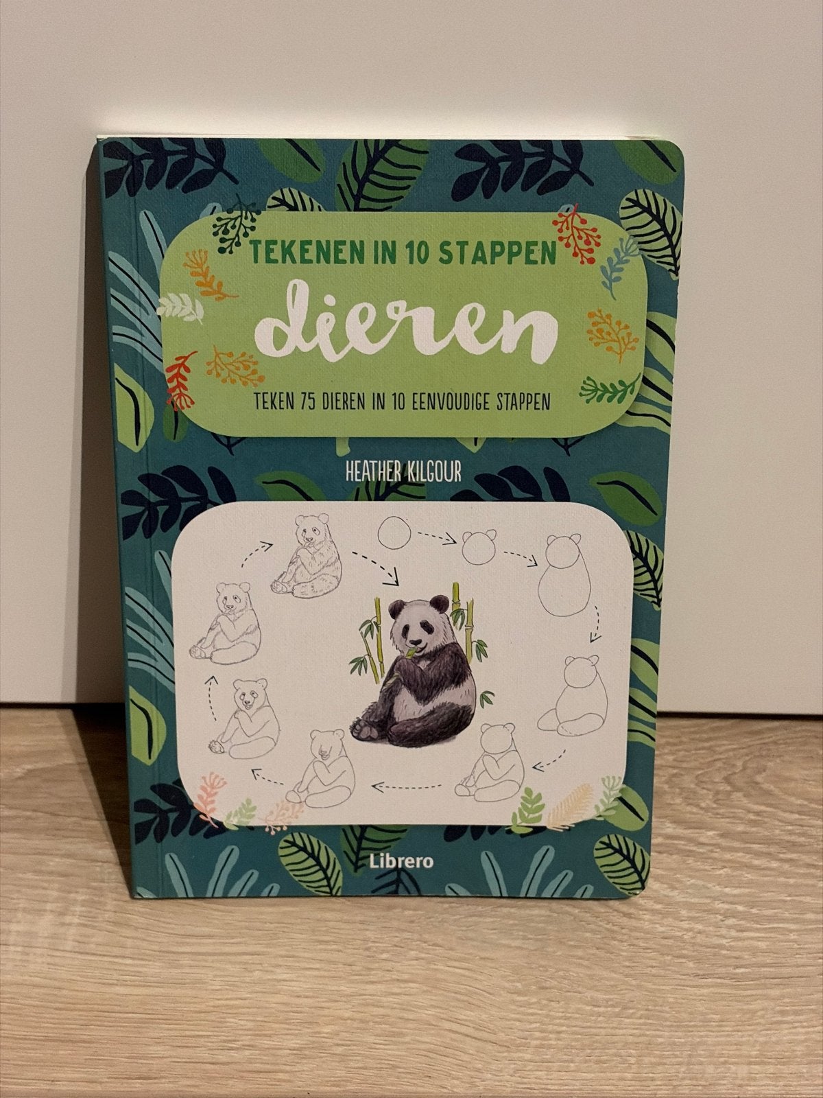 Teken in 10 stappen: Dieren - Leer 75 dieren tekenen, Ophalen of Verzenden, Zo goed als nieuw, Boek of Gids