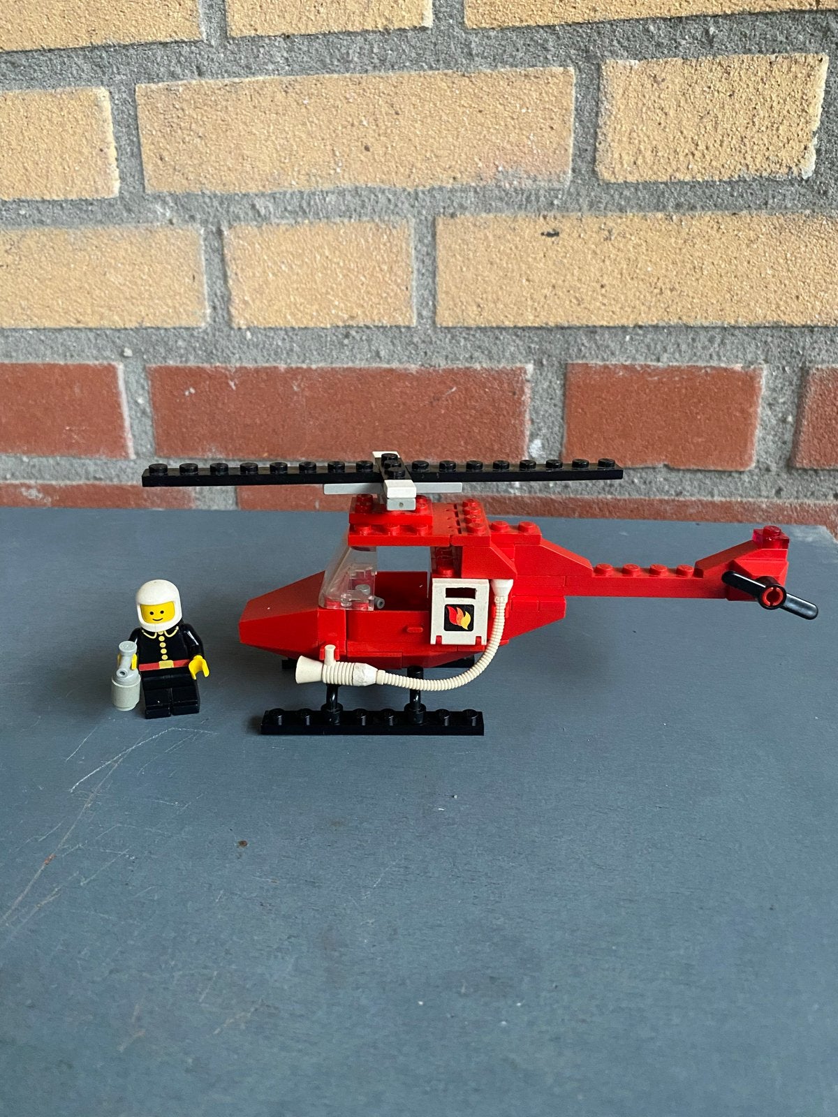 Lego Legoland 6657 Brandweer Helikopter met instructies, Ophalen, Gebruikt, Lego, Compleet