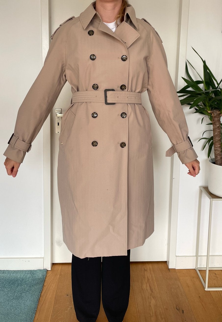 Rain couture Amsterdam waterdichte beige jas XL, Ophalen of Verzenden, Zo goed als nieuw, Maat 46/48 (XL) of groter, Beige