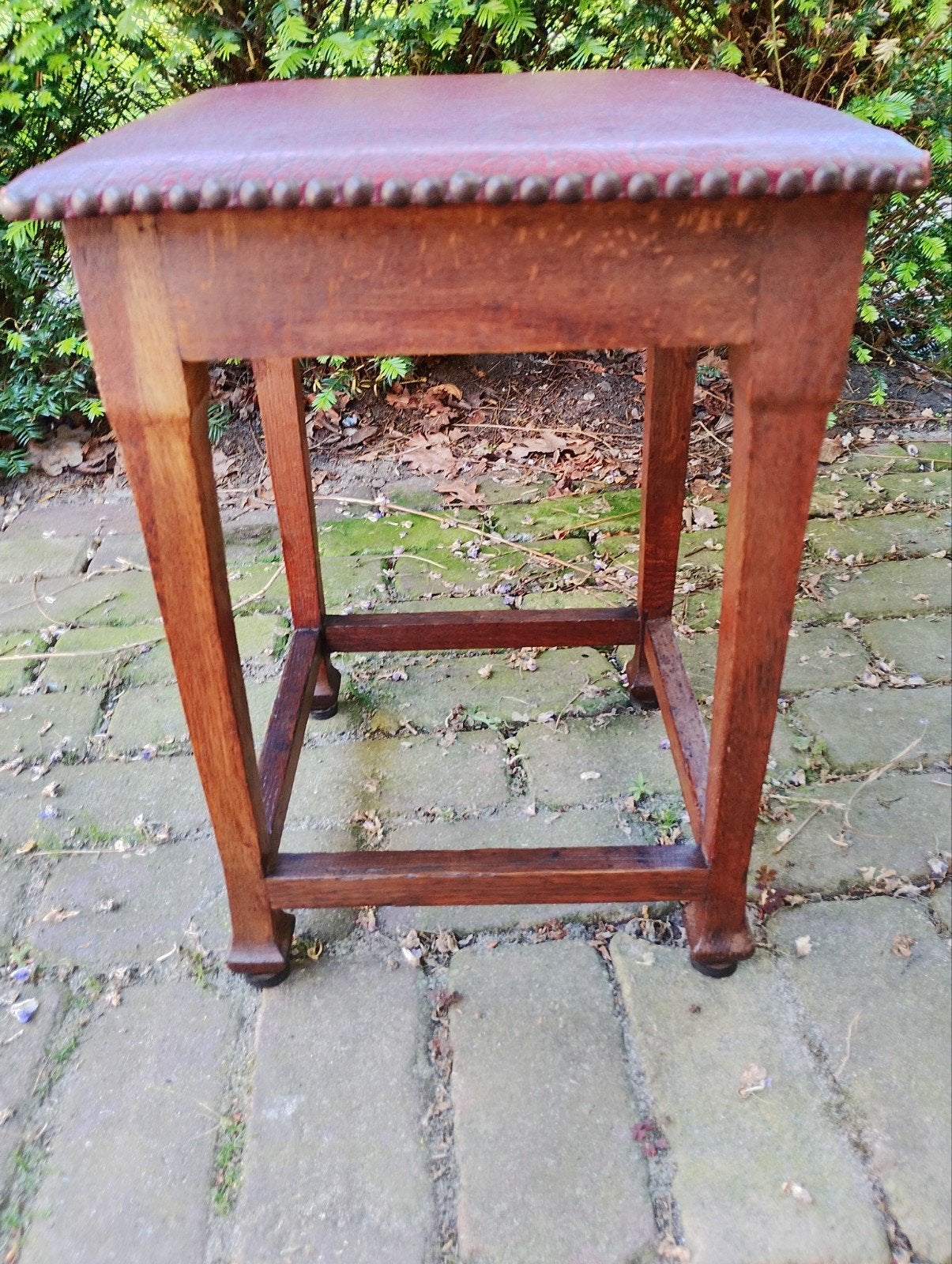 Vintage houten krukje, Ophalen