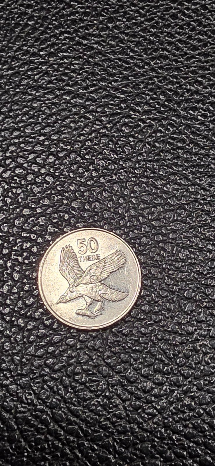 2#    Botswana 50 thebe 2001, Postzegels en Munten, Munten | Afrika, Ophalen of Verzenden, Overige landen