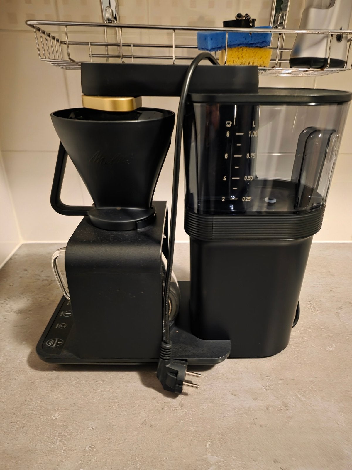 Melitta epour filterkoffiezetapparaat, Ophalen, Afneembaar waterreservoir, Koffiemachine, Gemalen koffie