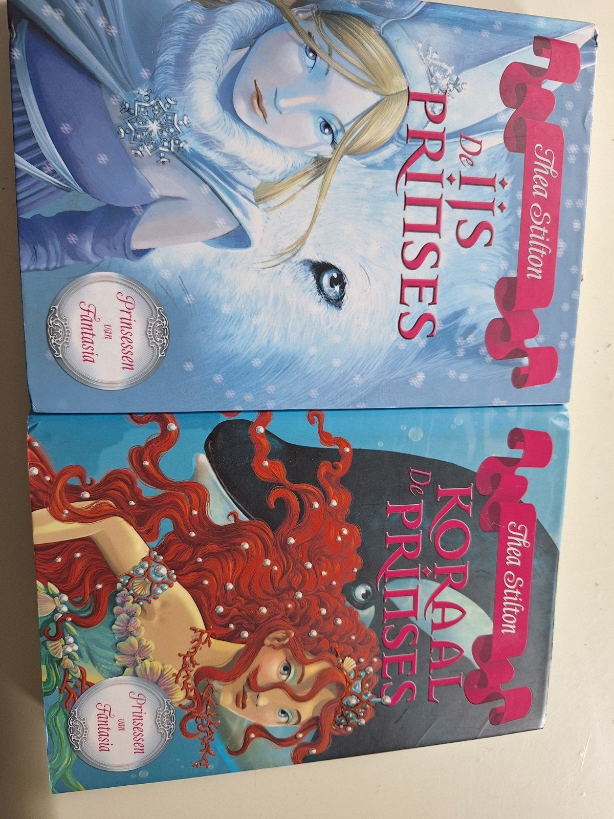 Thea Stilton: De IJsprinses & Koraalprinses (2 boeken), Boeken, Ophalen, Zo goed als nieuw