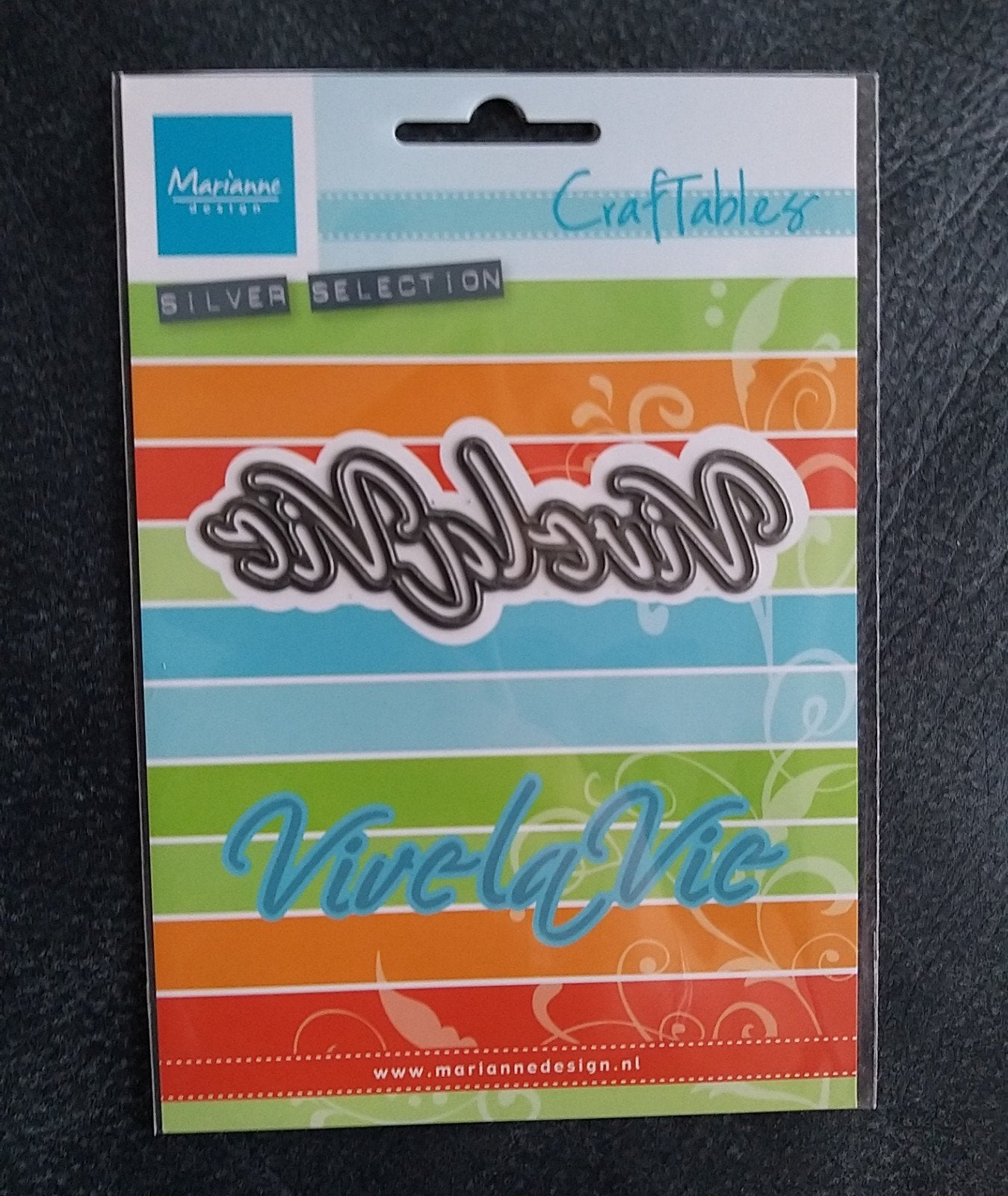 NIEUW Marianne Design craftable CR1325 Vive la Vie, Ophalen of Verzenden, Nieuw, Overige thema's, Pons of Mal