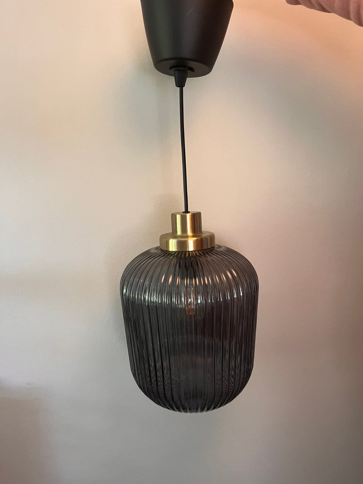 SOLKLINT IKEA hanglamp glas, Ophalen, Zo goed als nieuw, Glas