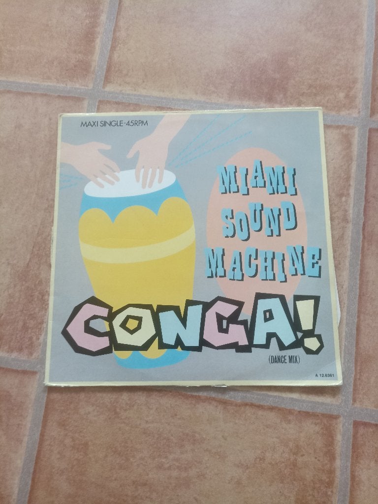 12'' Miami Sound Machine - Conga, Ophalen of Verzenden, Gebruikt, 12 inch