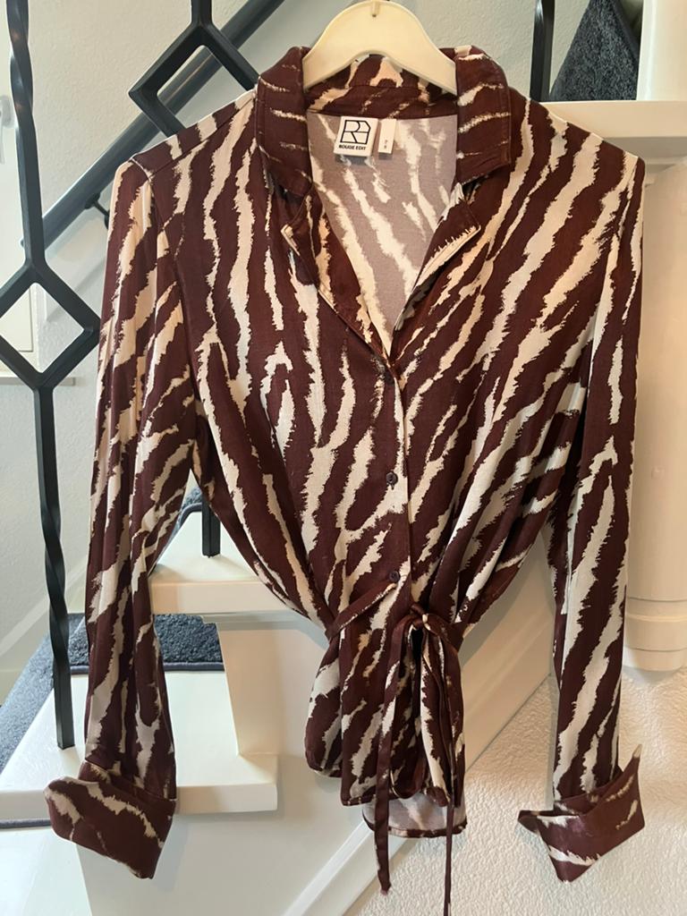 Rouge Edit Blouse met Zebraprint - Maat 36 (S), Kleding | Dames, Blouses en Tunieken, Ophalen of Verzenden, Zo goed als nieuw