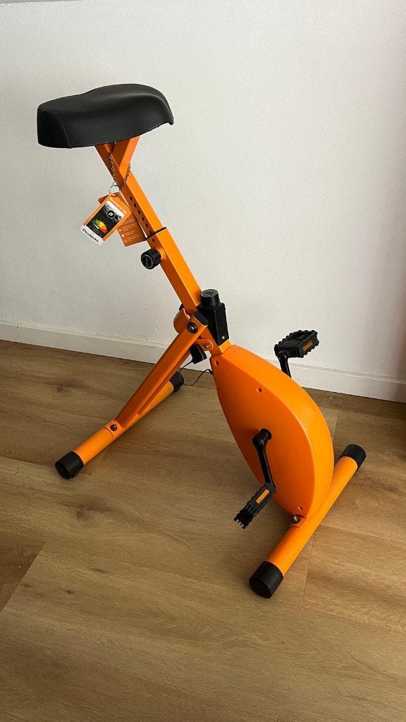 Deskbike oranje – zo goed als nieuw + Bluetooth sensor, Ophalen, Bureaufiets, Oranje, Zo goed als nieuw