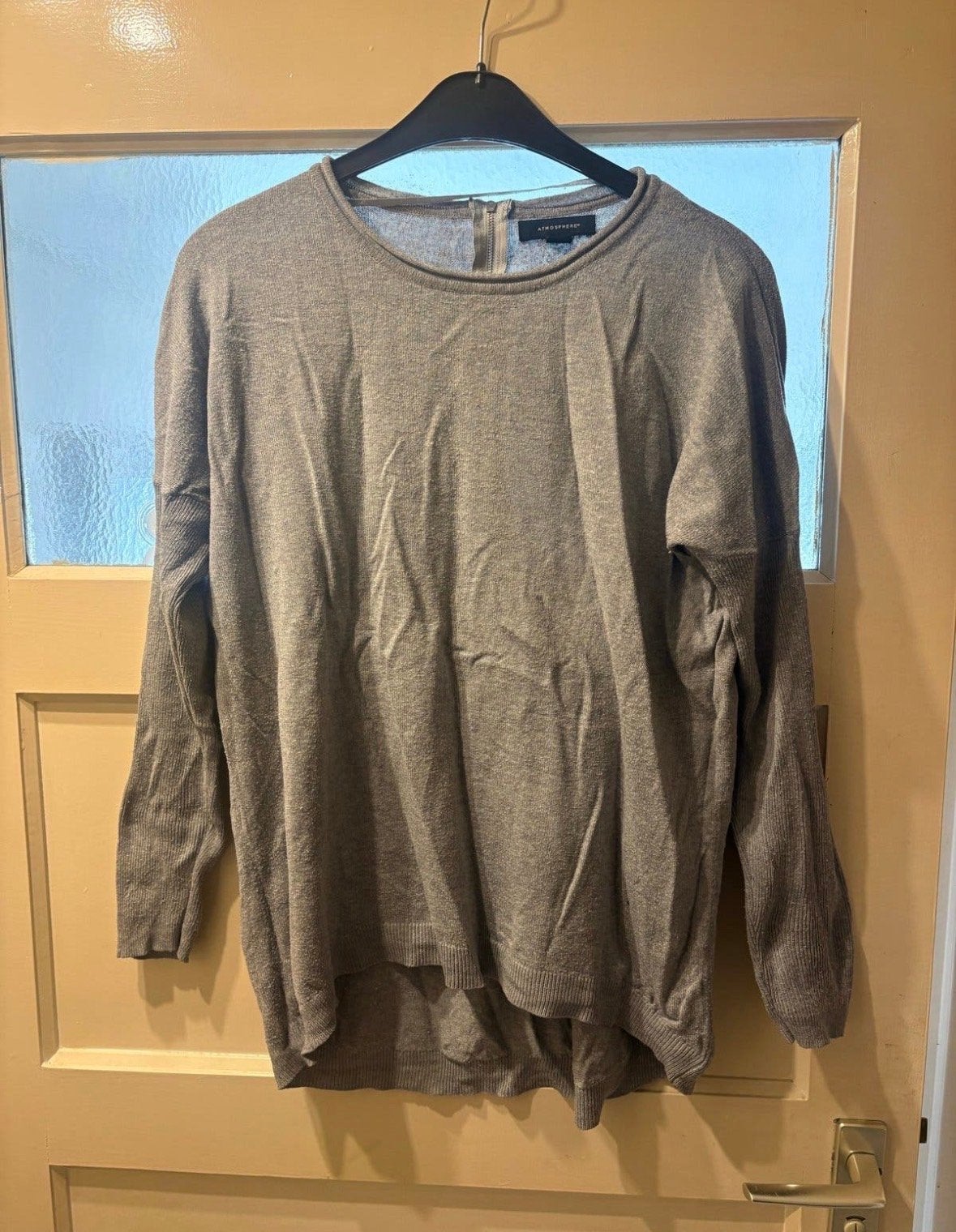 Atmosphere trui maat L/XL grijs, Ophalen of Verzenden, Gedragen, Maat 42/44 (L), Grijs