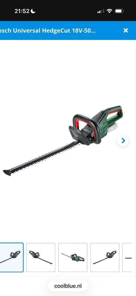Bosch Accu Heggenschaar UniversalHedgeCut 18V-50cm, Tuin en Terras, Heggenscharen, Ophalen, Nieuw, Accu