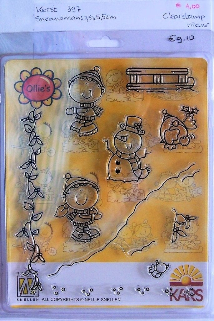 Kerst 397 Clearstamp, Ophalen of Verzenden, Nieuw, Clearstamp