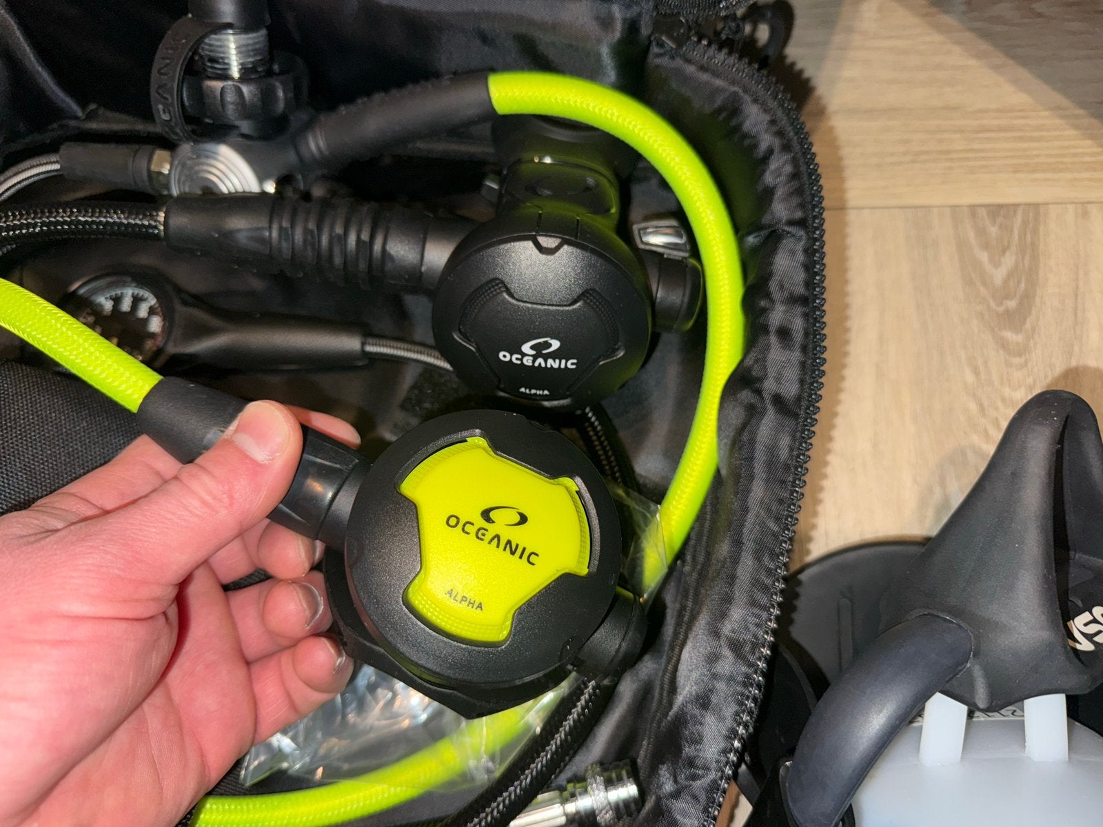 Oceanic Alpha 10 duikregelaar 1 testduik., Watersport en Boten, Duiken, Ophalen, Nieuw, Overige typen