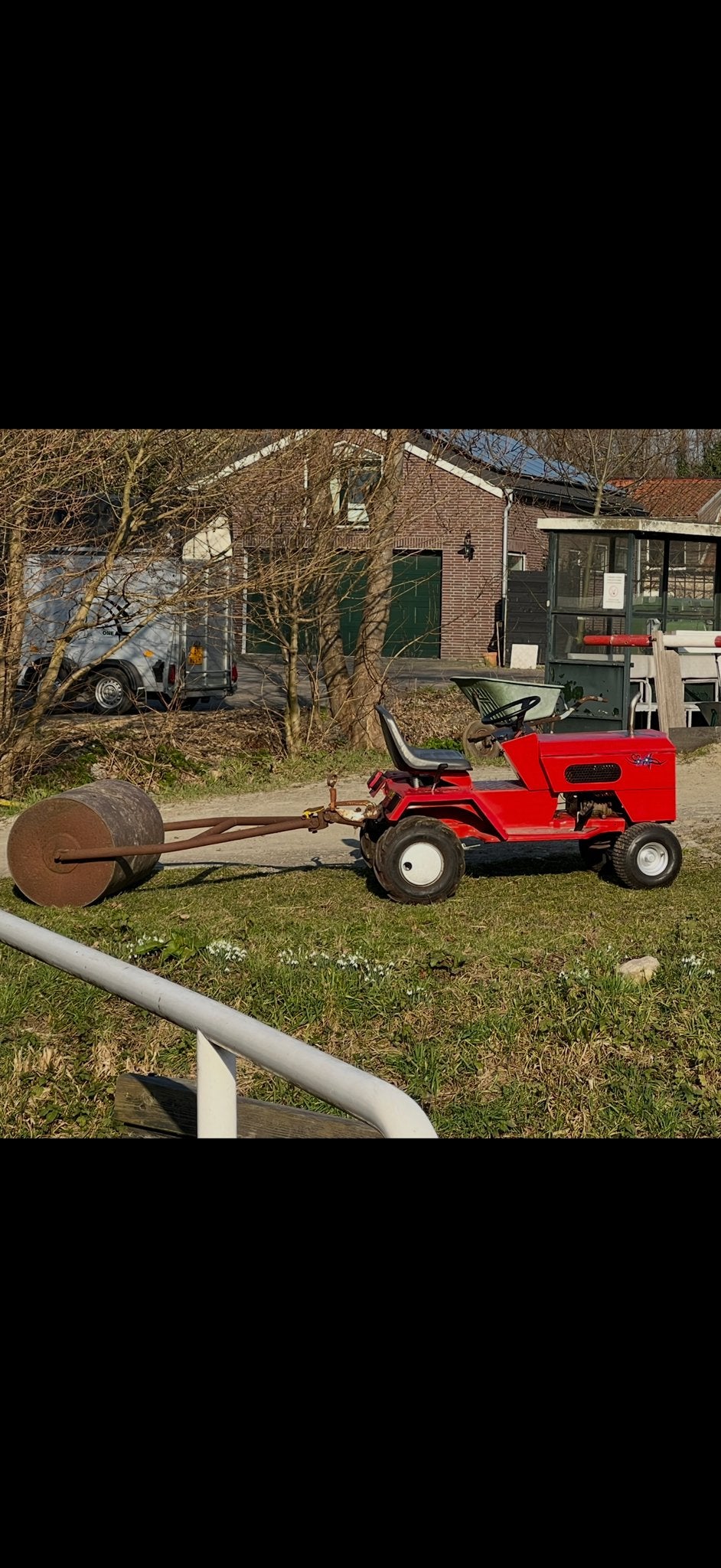 Rijbak Roller - Perfect voor Paardenbak Onderhoud, Ophalen, Nieuw