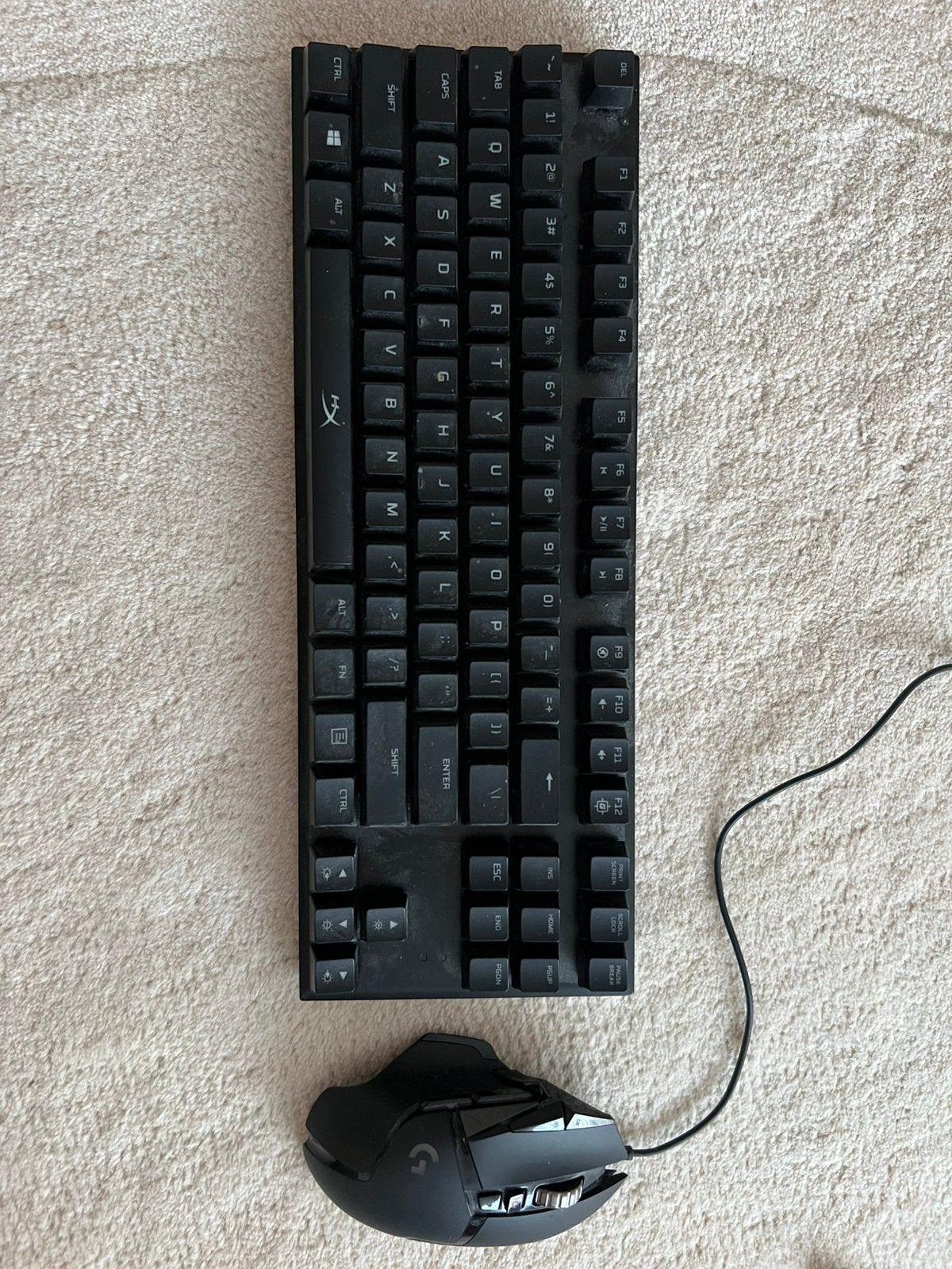 Hyperx Alloy FPS Pro, Ophalen of Verzenden, Zo goed als nieuw, Toetsenbord en muis-set
