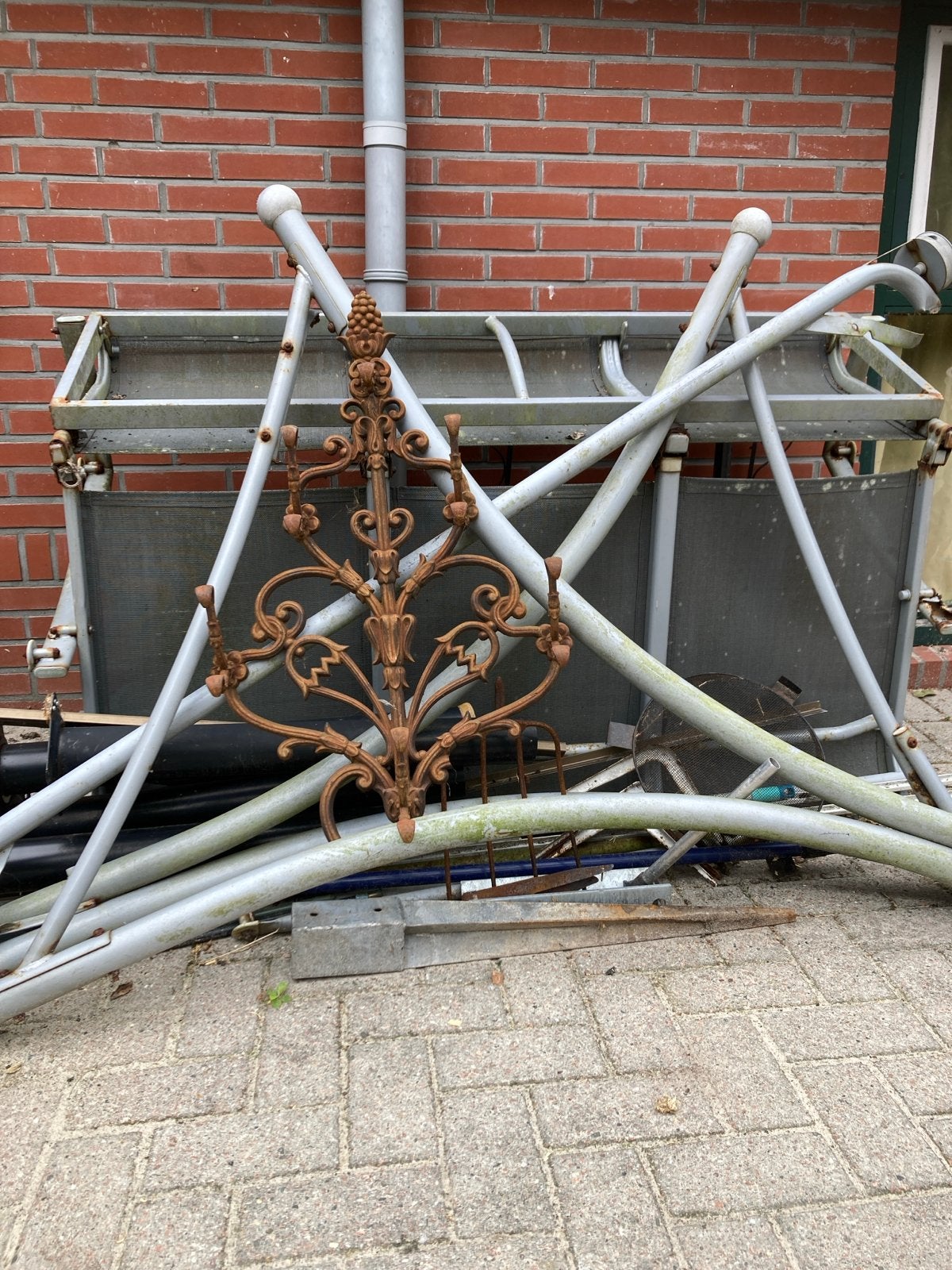 Diverse metalen onderdelen en schroot, Ophalen of Verzenden, Gebruikt