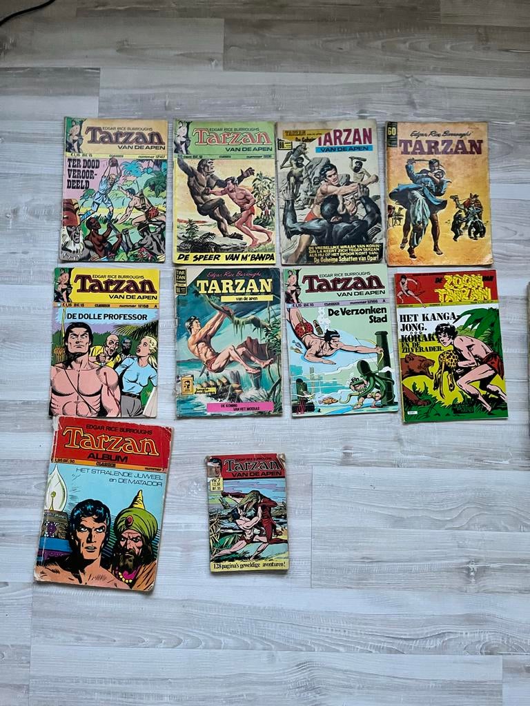 Tarzan stipboeken, Boeken, Stripboeken, Gelezen, Meerdere stripboeken, Ophalen of Verzenden