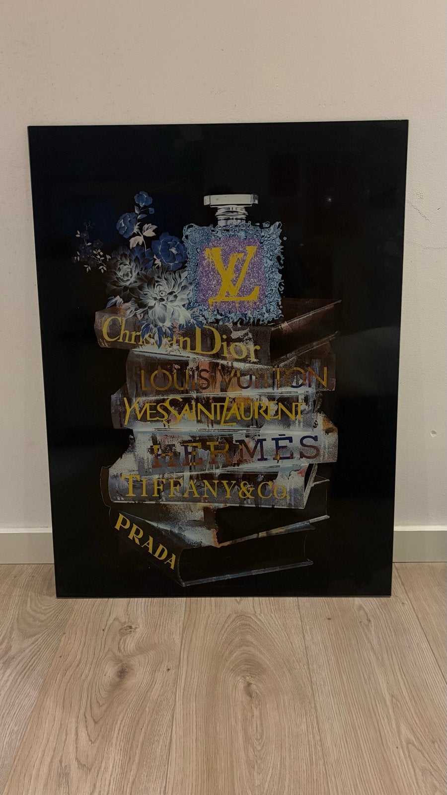 Modern schilderij 80x60 cm - Luxe merken design, Ophalen of Verzenden, Ophangklaar, Overig onderwerp