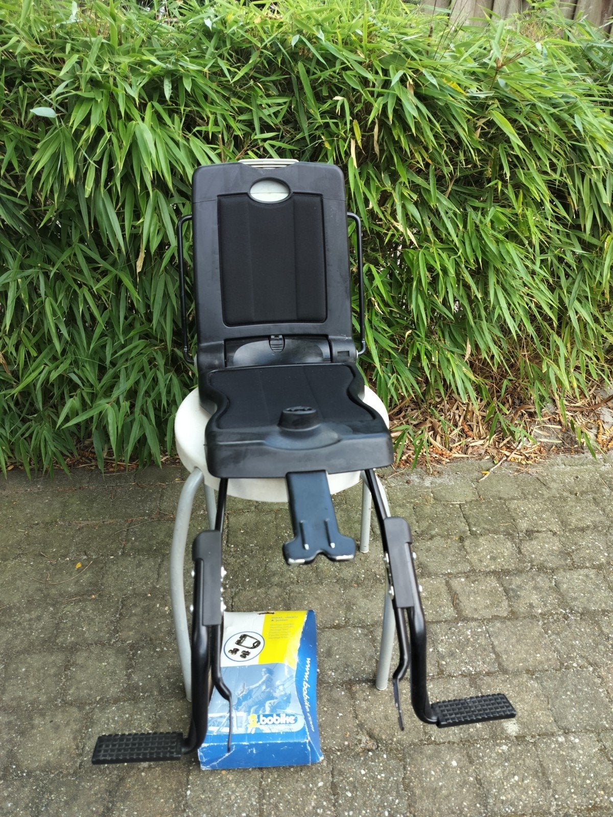 Bobike Junior fietszitje - Achterzitje met voetsteuntjes, Achterzitje, 22 t/m 36 kg, Ophalen of Verzenden, Bobike