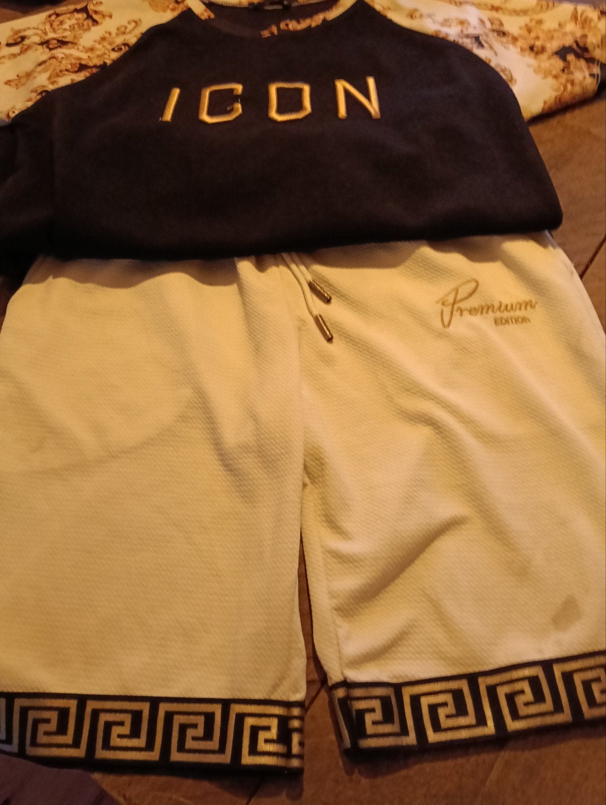 Heren trainingspak ICON trui en Premium Edition short XL, Ophalen of Verzenden, Gedragen, Maat 56/58 (XL), Meerkleurig