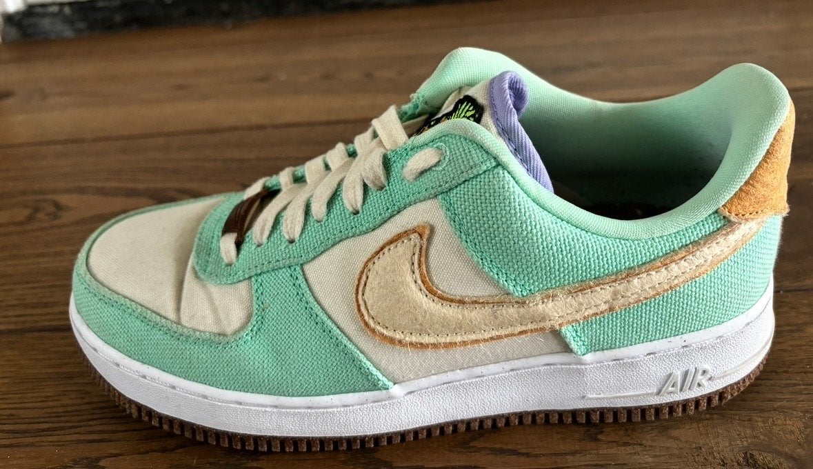 Nike Air Force 1 Low 'Happy Pineapple' CZ0268-300, Kleding | Dames, Schoenen, Zo goed als nieuw, Sneakers of Gympen, Ophalen of Verzenden