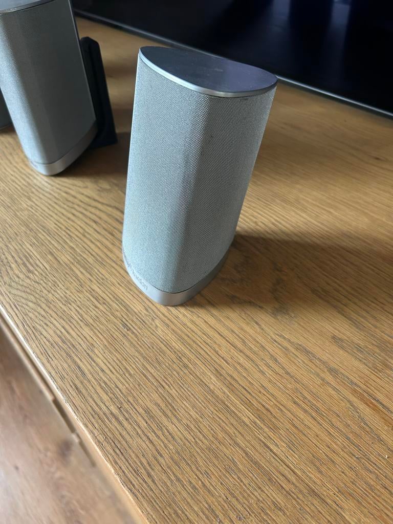 Harman Kardon SAT-TS7 Satelliet Speakers, Ophalen of Verzenden, Gebruikt, Minder dan 60 watt, Overige merken