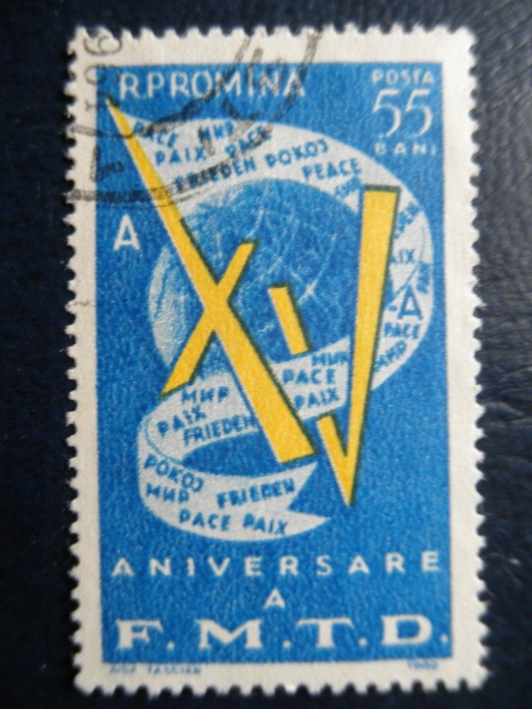 Postzegels Roemenië 1960 democratische jeugd - cw. € 0,50., Ophalen of Verzenden, Overige landen, Gestempeld