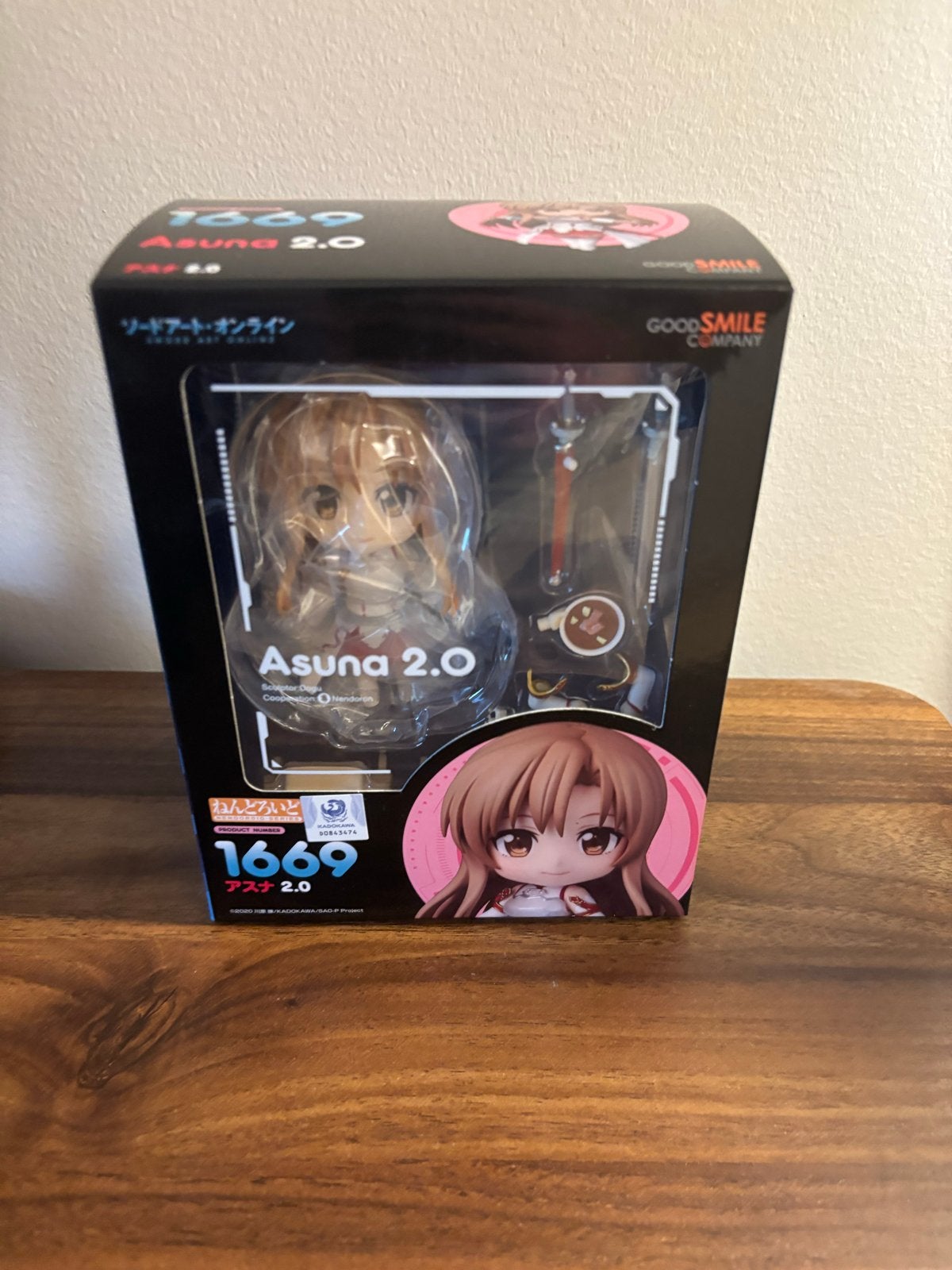 Nendoroid Asuna 2.0 Sword Art Online Figuur #1669, Ophalen of Verzenden, Nieuw