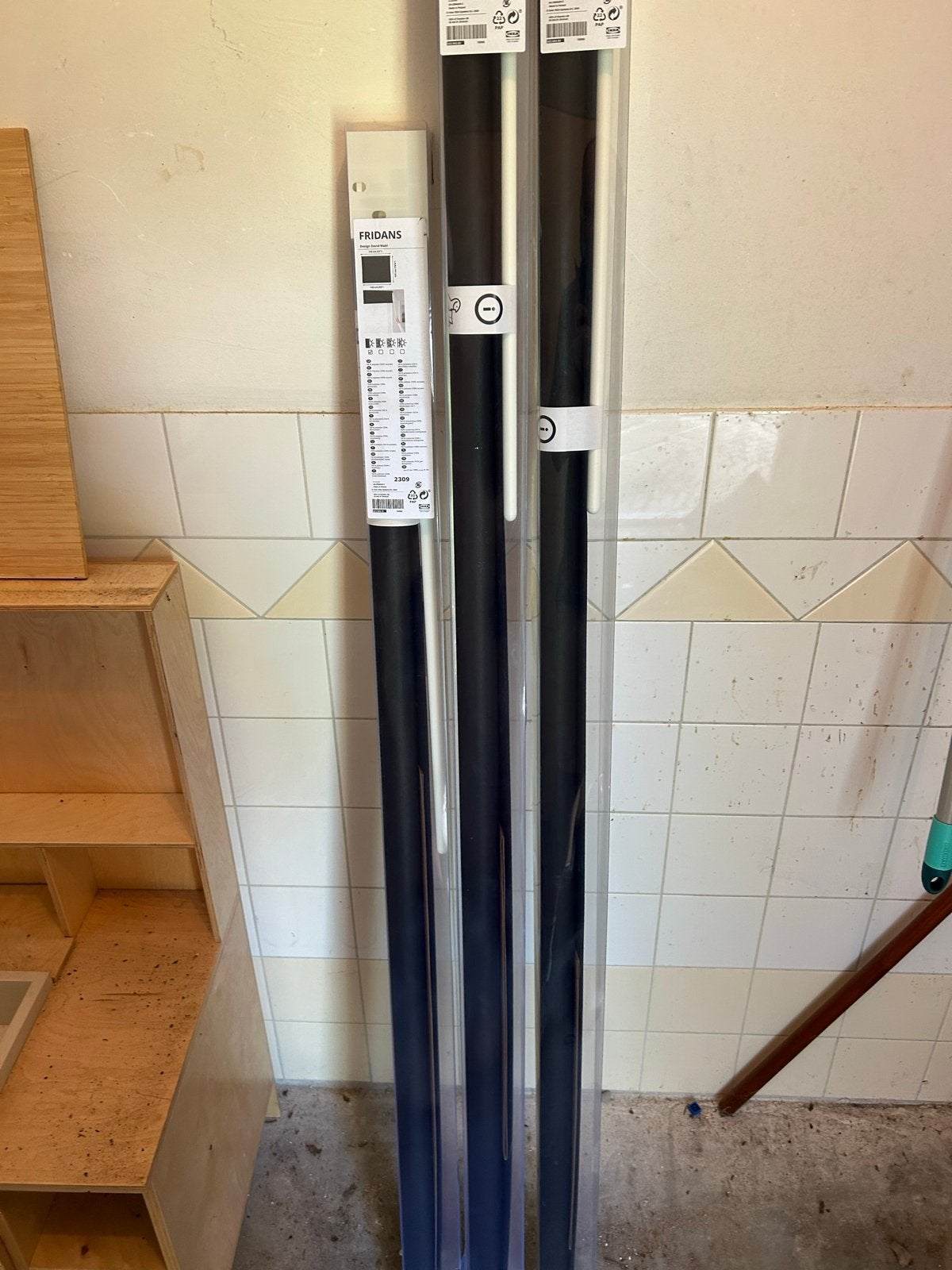 Zwart IKEA FRIDANS rolgordijn - Verduisterend, Ophalen, Verduisterend, Zwart, Nieuw