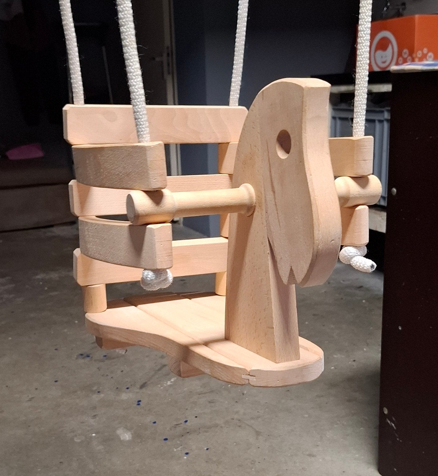 Schommel hout peuter, Kinderen en Baby's, Speelgoed | Buiten | Speeltoestellen, Ophalen, Schommel
