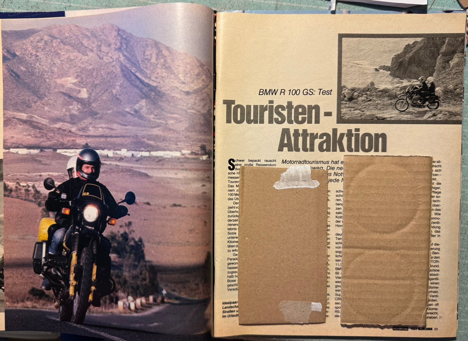 Test 1988 BMW R100GS, Verzenden, Zo goed als nieuw, Motoren