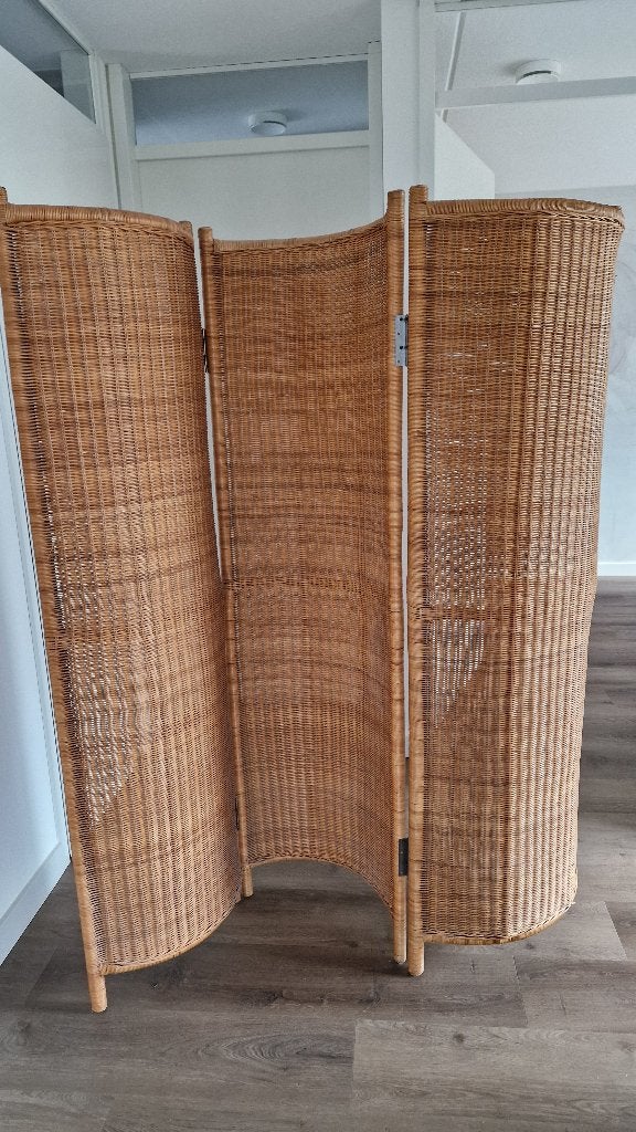 Rotan Kamerscherm, Huis en Inrichting, Woonaccessoires | Kamerschermen, Ophalen, Gebruikt