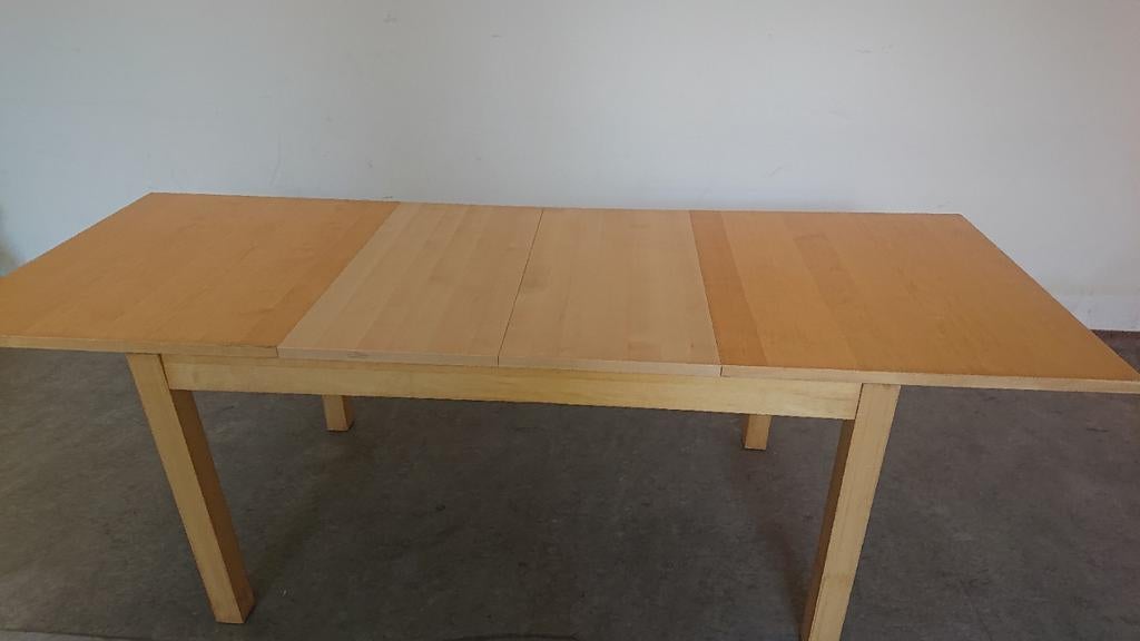 IKEA uitschuifbare eettafel, Ophalen of Verzenden, Gebruikt