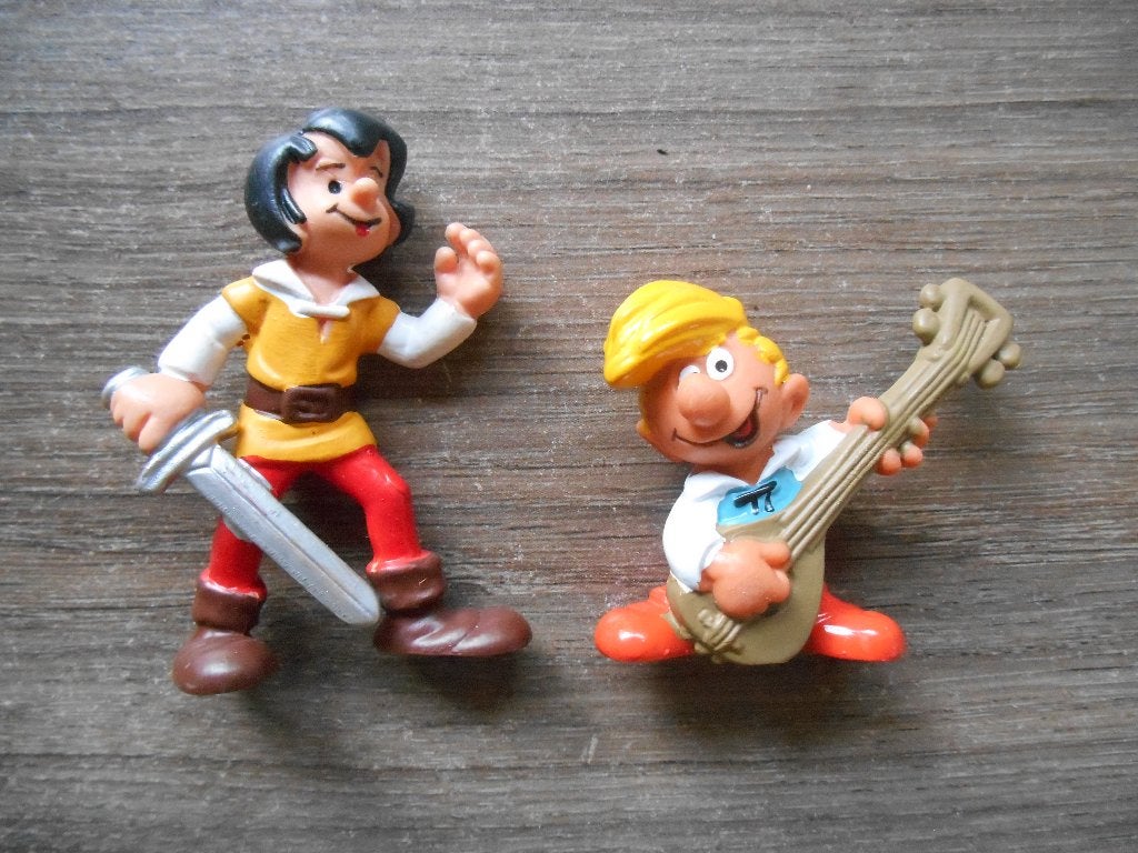 Johan en Pirrewiet figuurtjes Pierewiet van de Smurfen Blauw, Ophalen of Verzenden, Nieuw