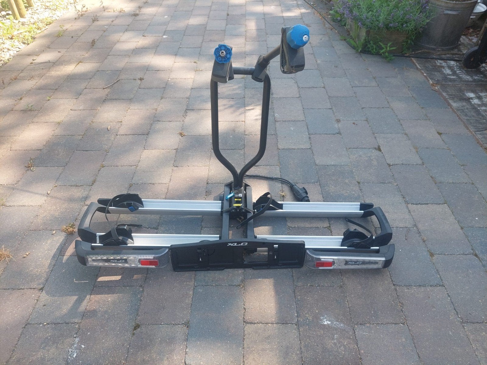 XLC Azura Easy Led fietsendrager voor 2 fietsen, Ophalen, 2 fietsen, Gebruikt, Trekhaakdrager