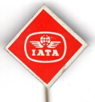 IATA handels org voor vliegmaatschappijen speldje ( J_198), Verzenden, Nieuw, Transport, Speldje of Pin
