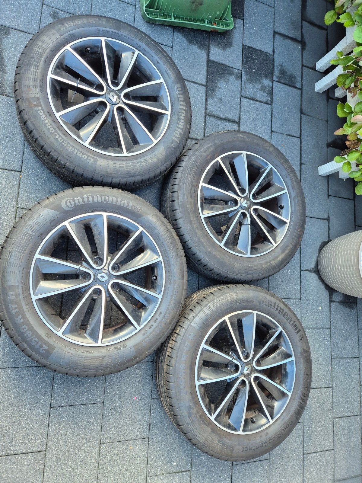 17 inch velgen Renault, Auto-onderdelen, Ophalen, 215 mm, Velg(en), 17 inch