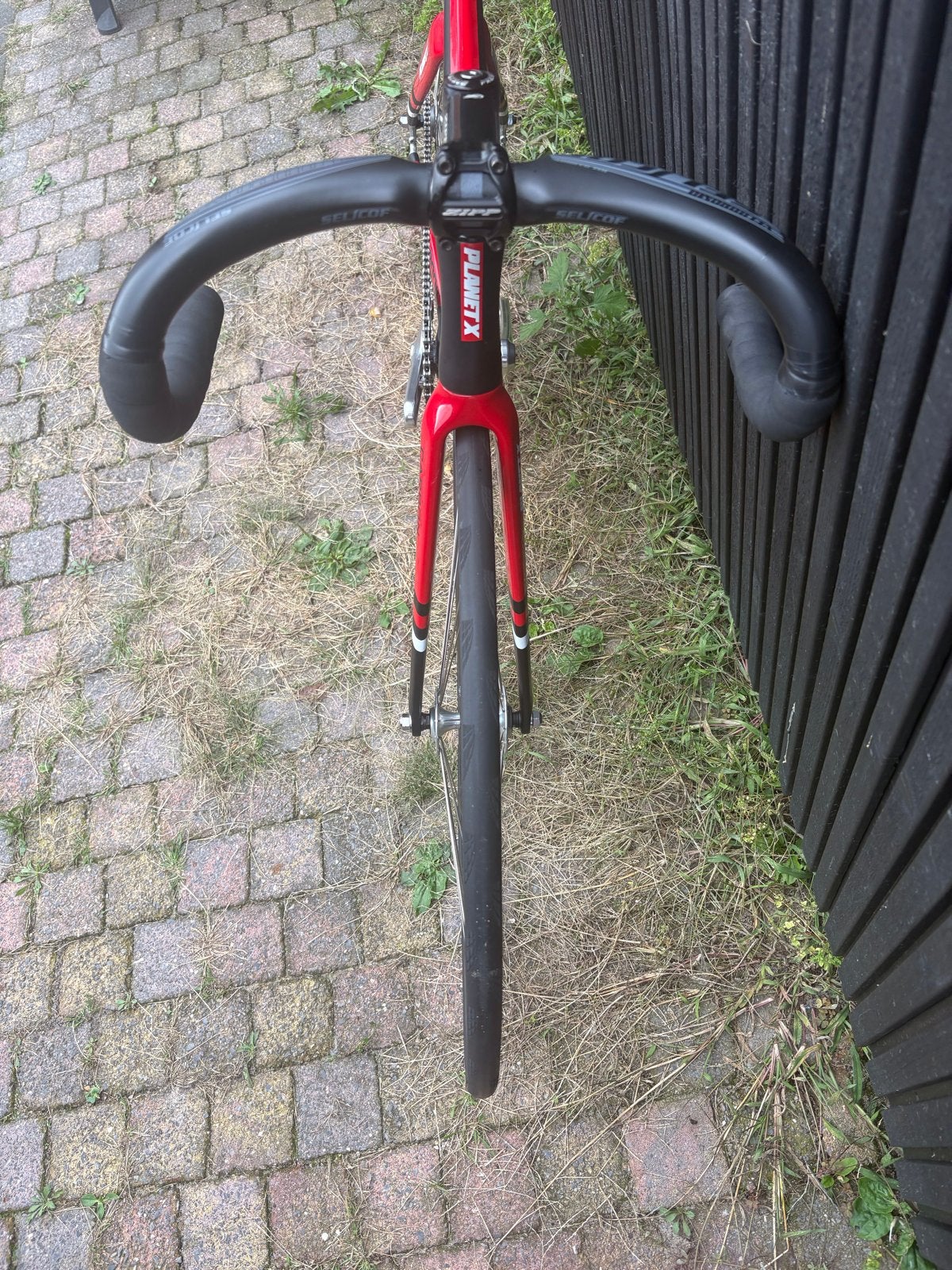 Planet X Pro Carbon Pista baanfiets - Rood/Zwart, Fietsen en Brommers, Carbon, Zo goed als nieuw, 53 tot 57 cm, Ophalen